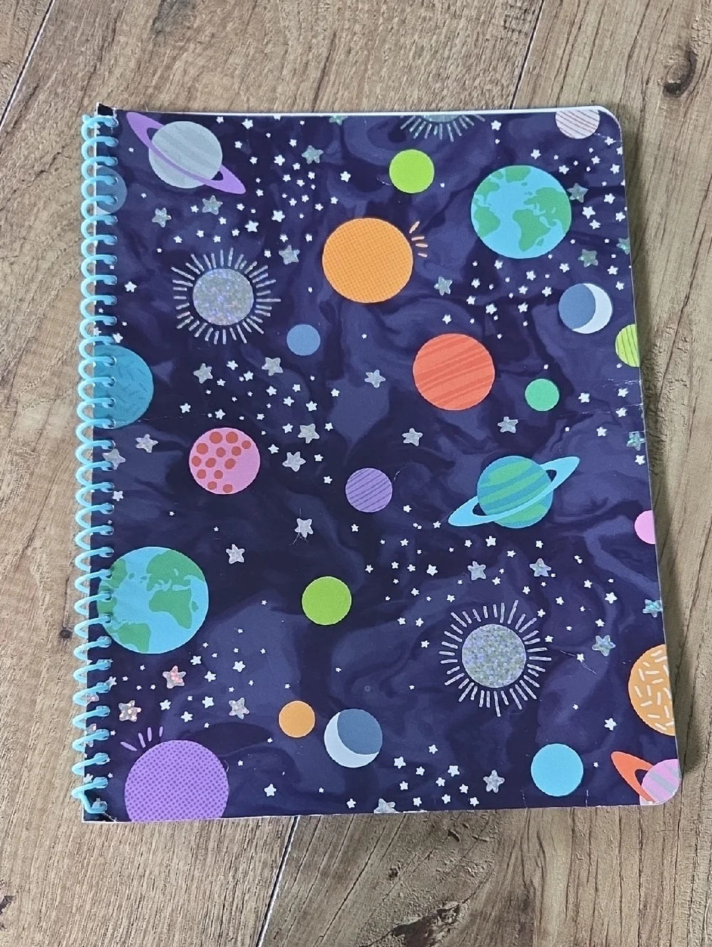 Top Flight | Space Galaxy Binder, Notebook, and Folders Set - Purple Multicolor